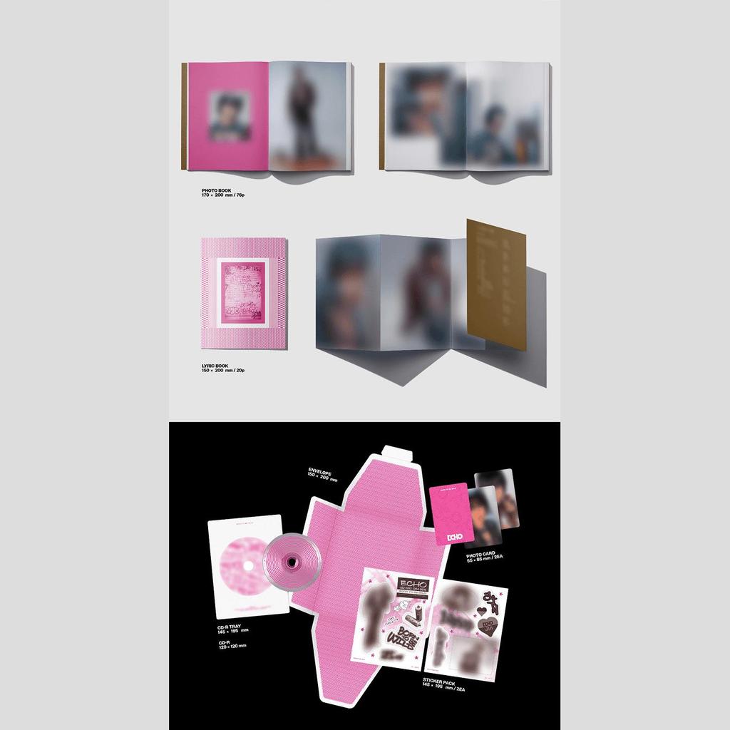 [Предзаказ] BTS JIN - 'Echo' (набор) + «Эхо» (Альбомы Weverse вер.) набор