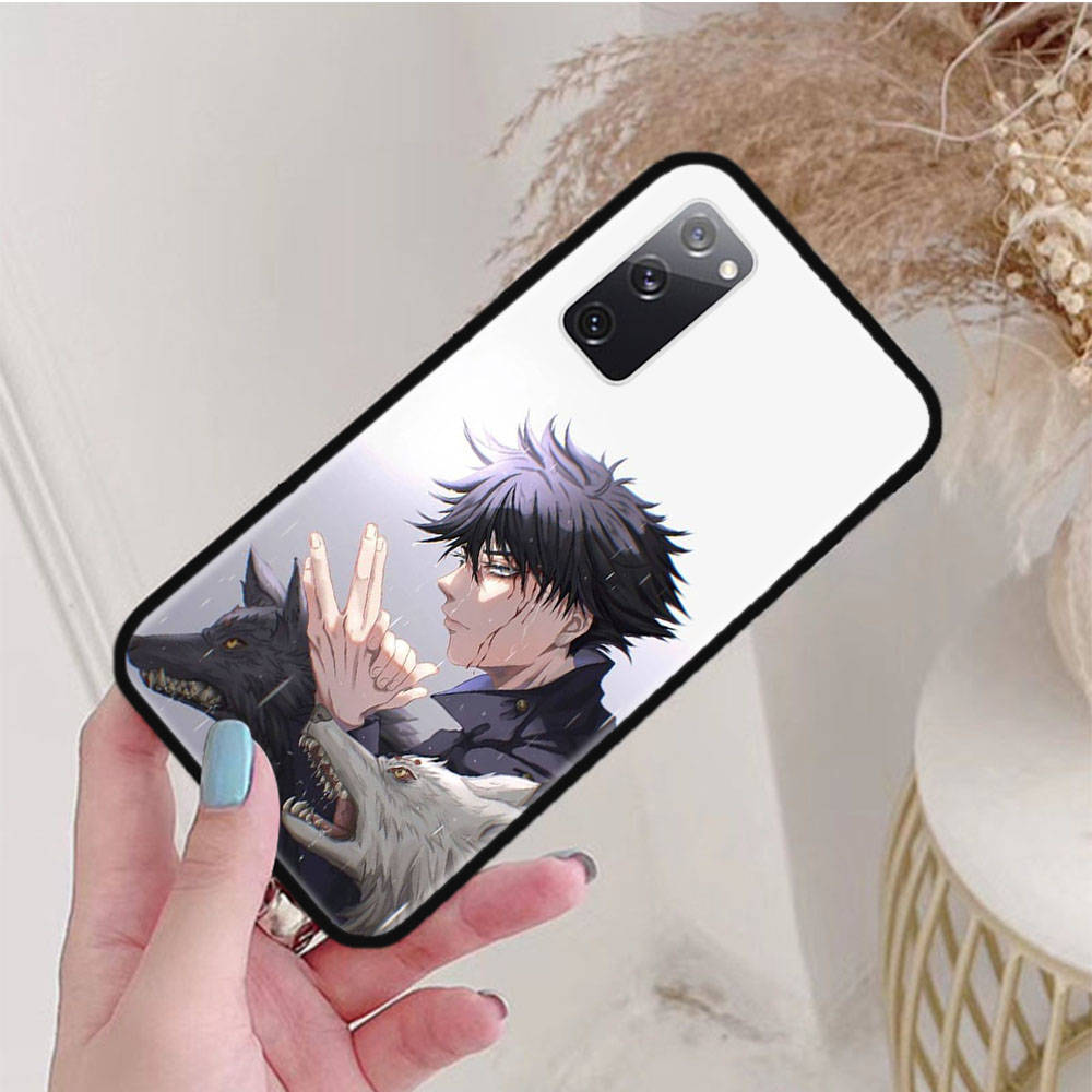 Черный чехол для OPPO Reno 8 6 5 4 Pro Plus Find X3 A17 A3 A31 A38 A40 A53 A54 A55 A74 A76 A78 A77 A80 A94 A95 A96 Lite W-70 Jujutsu Kaisen