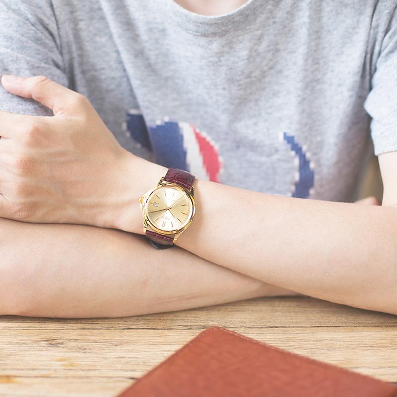 Casio Серия часов-LTP 30 метров водонепроницаемые, кварцевый механизм, кожаный ремешок, японские и корейские часы, тот же стиль для мужчин MTP-1183Q-9A и LTP-1183Q-9A