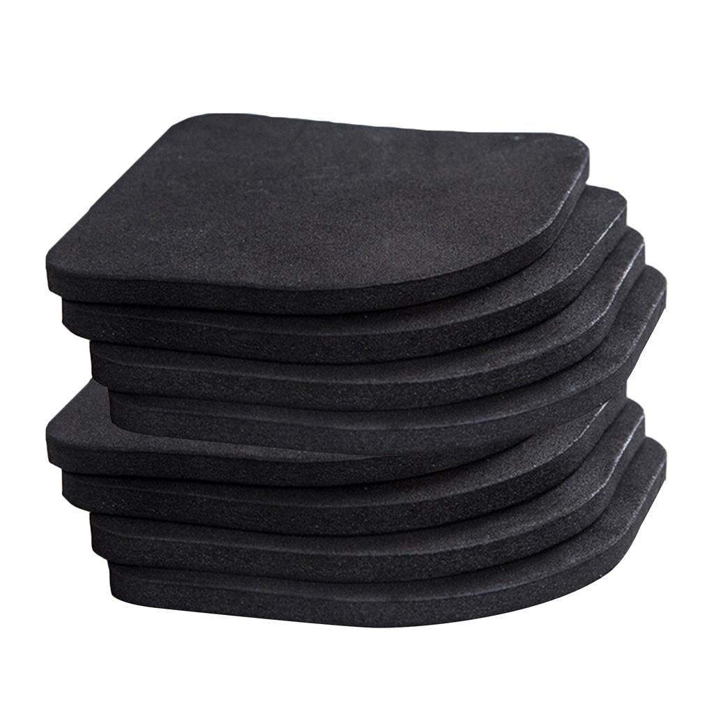8PCS Washing Machine Refrigerator Fridge Anti-vibration Feet Pad Anti-shock Non-slip Mat ADM