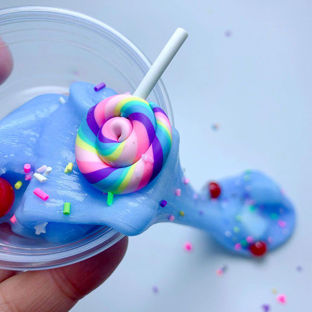 Мягкие леденцы на палочке, игрушки для детей, резиновые слизи Lizun, антистрессовые игрушки, динамический песок для игрушек для сжатия