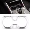 For BMW 3 Series G20 G28  ABS Car Accessories Interior Central Control Water Cup Holder Panel Cover Trim ABS Chrome Fit
