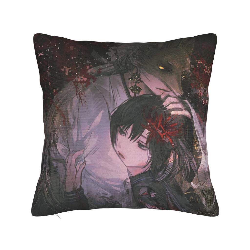 Lakeside Amusement Park Varsity Square Pillow Case Decorative Pillow Silent Hill Robbie the Rabbit Customized Cushion Covers