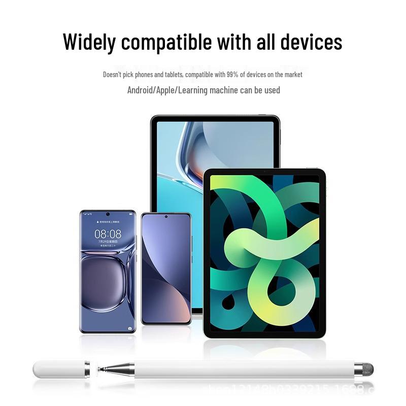 Магнитный емкостный стилус с двумя наконечниками для устройств Apple, Android, Huawei