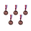 5/10 Pcs Gold Silver Bronze Award Medal Winner Reward Football Competition Prizes Award Medal For Souvenir Gift Sport Kids Toys