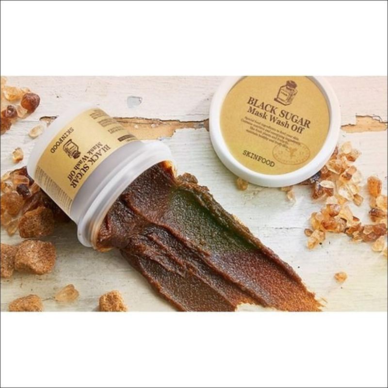 Skinfood Маска с черным сахаром смываемая / Скраб для отшелушивания кожи