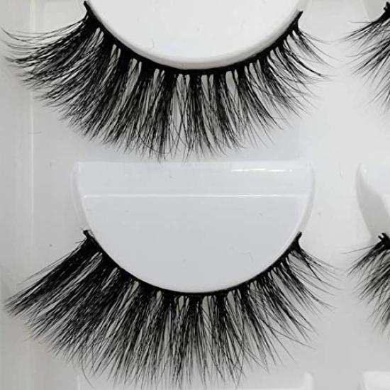 5 Pairs 3D Mink Super Stage Natural False Long Eyelash Fake Handmade Eyelashes, Thick, Makeup, Eyelashes, Extensions, Eyelashes, (G806)