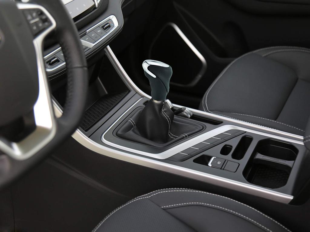 Abfer Car Shift Knob PU Shift Knob Replacement Universal Shift Pattern Parts Manual Car Interior (Black)