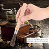 Coffee Grinder Powder Cleaning Brush with Wood Handle Coffee Machine Brush Accessories