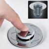Drain Stopper Pop-Up Bounce Core Basin Filter Plug Valve Hair Catcher Shower Sink Strainer Bathtub Stopper Bathroom Drains Cover