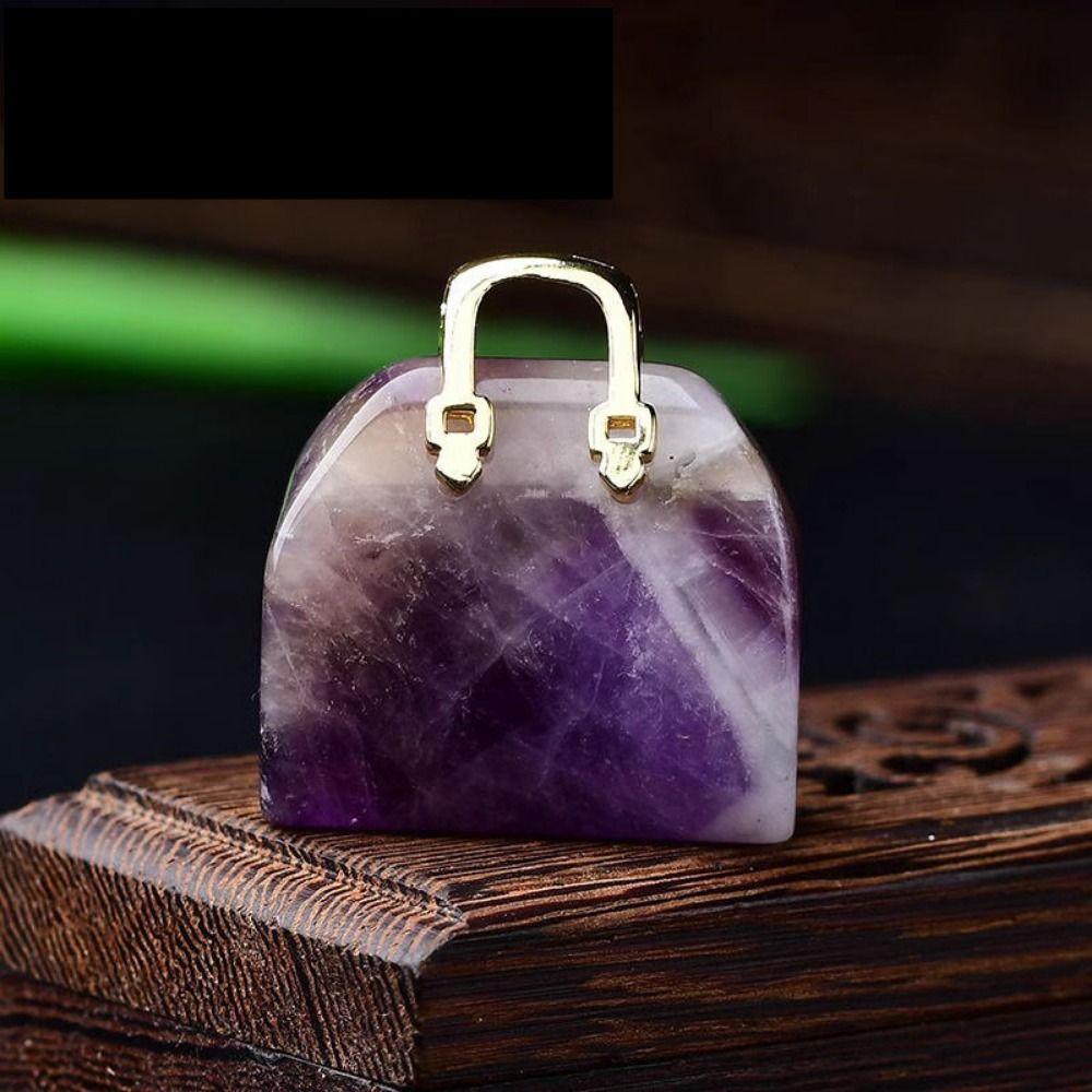 Simple Natural Crystal Stone  Pendant Creative DIY  Necklace Pendant  Street/travel/ Dating
