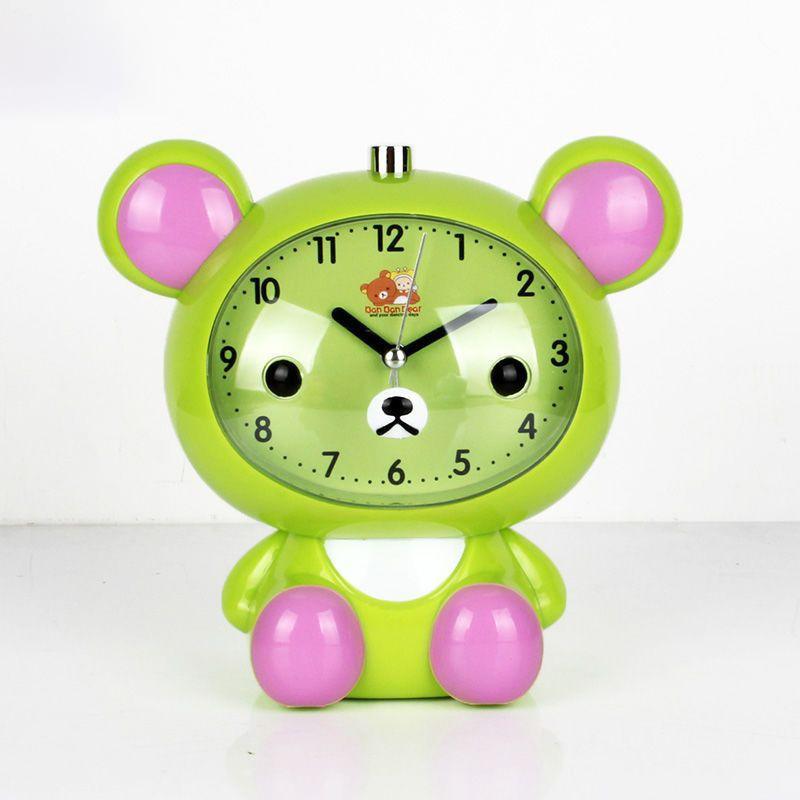 Бесшумный ночной будильник с изображением животных, звонящий Alarma Despertador, панда, лягушка, сова, игольчатые часы, декор комнаты, подарки для детей