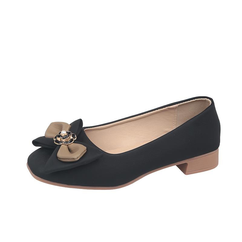 2024 Кожаные Весенне-Осенние Ручной Работы Балетки на Низком Каблуке Женские Лоферы Мягкая Кожа Пуговицы-Цветы Женские Туфли на Плоской Подошве
