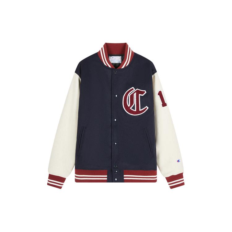 Champion Baseball Jackets Unisex Baseball Collar Thickened C3-Y606