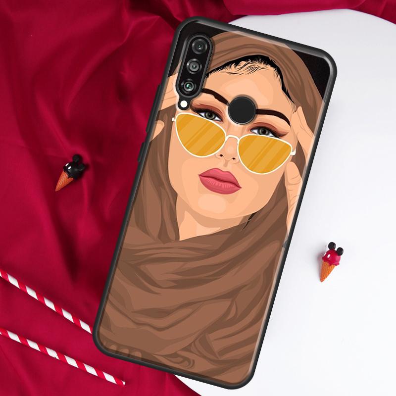 Исламские мусульманские Хиджаби Девочки Для Huawei Nova 12i 11i 8i 12s 9 10 SE Y90 Y60 Y70 Y72 Y61 Y91 P20 P40 P30 Lite P60 Pro Чехол