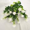 1 Bundle Artificial Flowers Outdoor Shrubs Plants UV Resistant Fake Flower Greenery for Office Kitchen Wedding Hotel Decoration