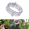 100 шт. Пластиковые зажимы для растений для вьющихся растений Прозрачный зажим для фиксации растений Зажимы для томатной шпалеры Зажимы для поддержки растений Зажим для фиксации лозы