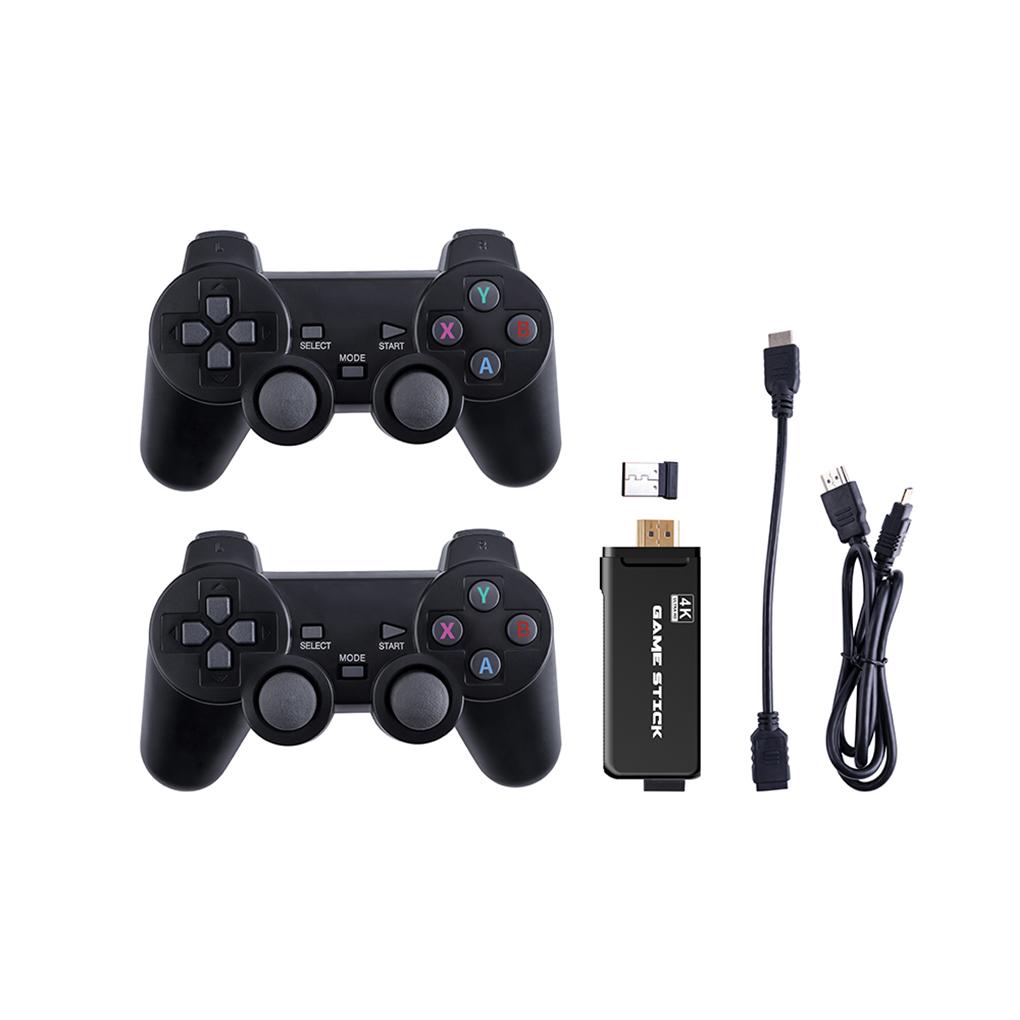 64G 10000 Игр Портативная 4K ТВ Видео игровая консоль С 2.4G Беспроводным контроллером Поддержка CPS PS1 Ретро игровая консоль