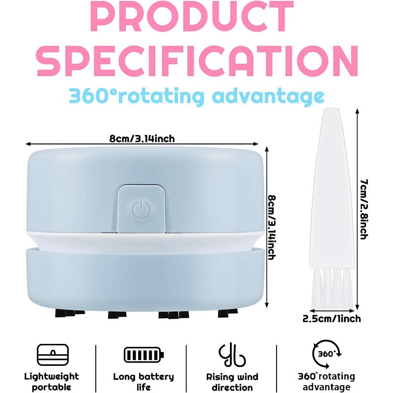 Мини настольный пылесос, сборщик бисера для алмазной живописи, рассыпанные бриллианты, резиновый очиститель, очиститель клавиатуры