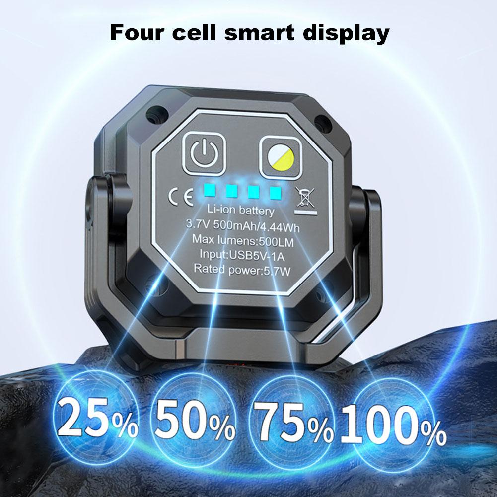 XPE COB LED Mini Work Light Водонепроницаемый рабочий фонарь для ремонта автомобиля Регулируемый угол мощный рабочий фонарь для кемпинга на открытом воздухе Пеший туризм