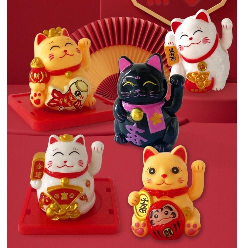 Милые украшения для автомобиля Японская машущая рука Счастливый кот Подарки Авто Интерьер Украшения Офис