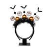 Halloween Ghost Festival White Ghost Bat with Ball Hair Buckle Hair Accessories Headband Headband Headband Party Dress Up Props