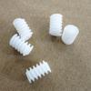 10Pcs/Lot White Right Hand Plastic 6*10 (2A) Worm Turbine 0.5 Module Reduction Gears Diy Model Parts