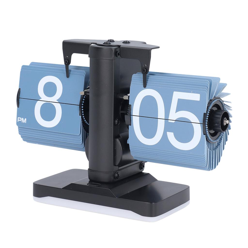 Автоматические перекидные часы Стильный вид Бесшумная работа Регулируемая яркость Перекидные часы для домашнего использования