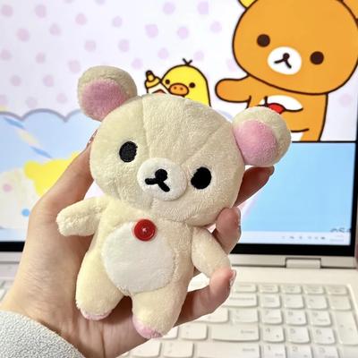 12 см Милый Плюшевый Мишка Рилаккума Корилаккума Мультяшный Коричнево-Бежевый Плюшевый Мишка Милые Плюшевые Игрушки Подарки на День Рождения Для Девочки