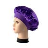 Women's Wide Brim High Elastic Satin Sleep Cap & Chemotherapy Hat for Autumn/Winter Hair Care
