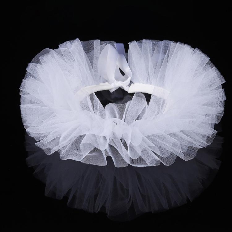 Vintage Renaissances Ruffled Mesh False Collar Victorian Gothic Neck Ruff Shawl Scarf Costume Cosplay Props for Women