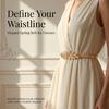 1PC Fashionable Women's Dress with Waist Belt, Spring Stretchable and Thin Belt, Suitable for Dating To Show A More Attractive Figure