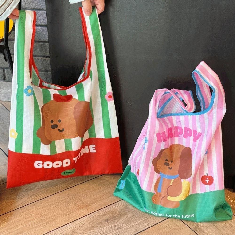 Waterproof Folding Storage Bag Eco-Friendly Handheld Bag Portable Vegetable Storage Bag Storage
