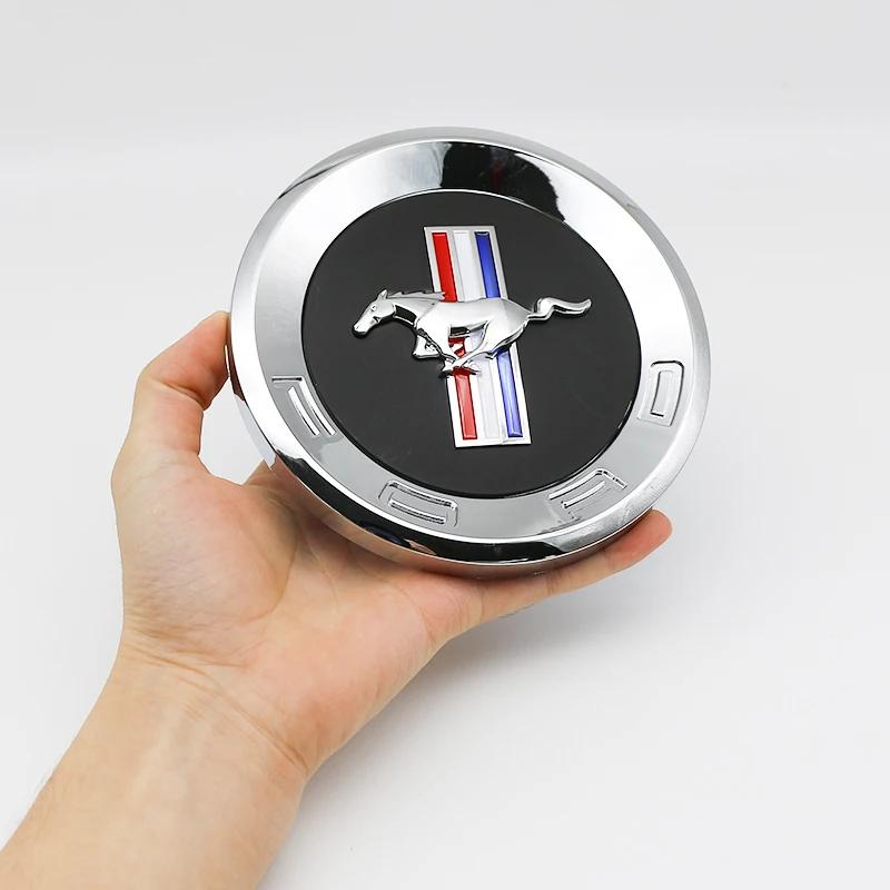 Новая автомобильная наклейка 2026 года 150 мм Логотип-эмблема на багажник автомобиля ABS Наклейка в стиле шины для Ford Mustang 5.0 Roush Shelby GT500 Cobra Lagu