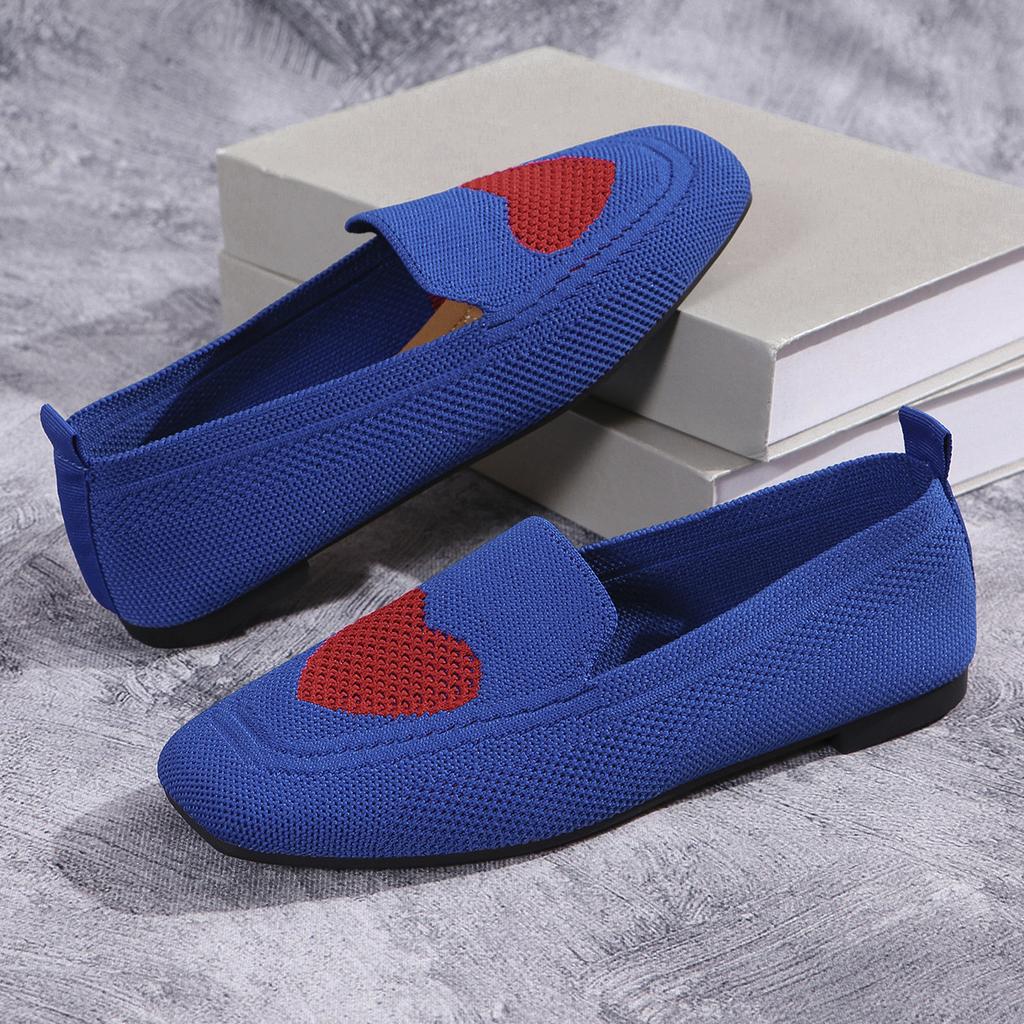 Fashion 2025 Women's Summer New Large Flat Comfortable Mesh Casual Shoes Fashion High Quality Le Fu Shoes Zapatos De Mujer