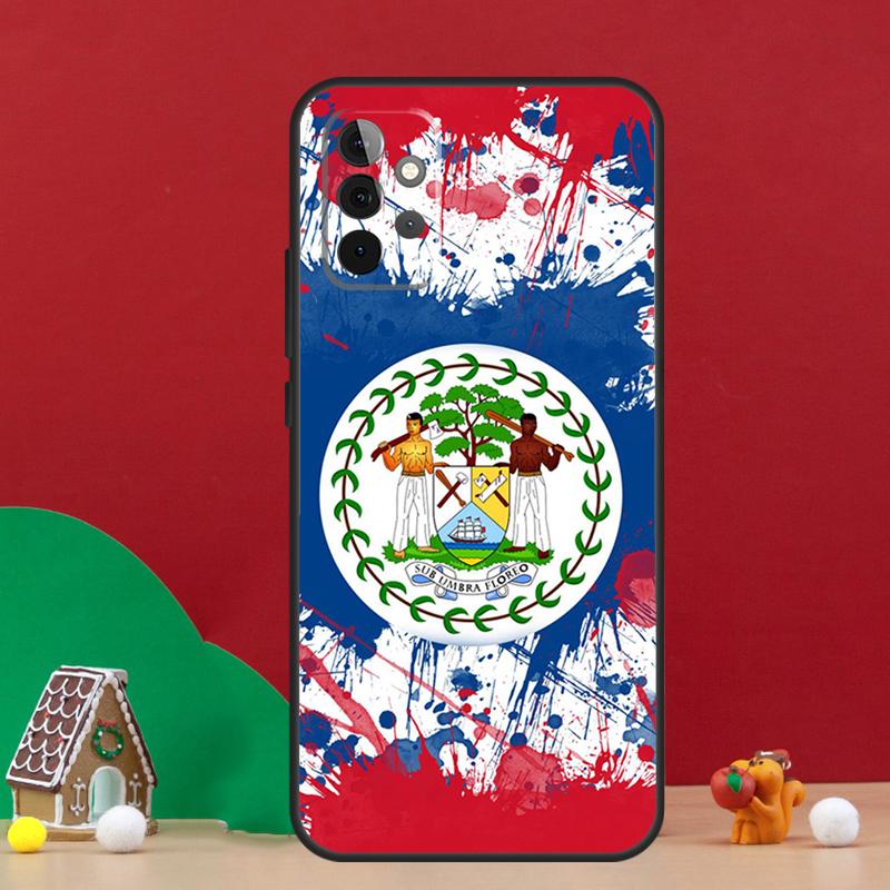 Чехол с флагом Белиза для Samsung Galaxy A55 A52 A32 A12 A33 A06 A16 A26 A36 A56 A15 A53 A13 A34 A54 A14 A17
