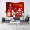 Merry Christmas Tapestry Santa Claus Reindeer Wall Decoration Backdrop Fabric Christmas Party Home Decor Tapestry Tapiz Navideño