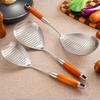 Новый дуршлаг-шумовка из нержавеющей стали большого размера, термостойкий, ложка для процеживания пищи, прочный, легко стекающий, ложка для слива, для использования на кухне