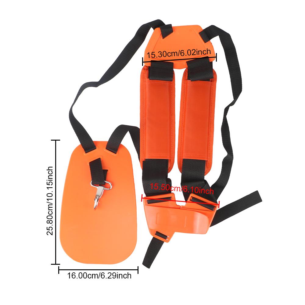 Удобная экономия труда для кустореза, триммера, садового секатора W-образного двойного плечевого ремня, рюкзака, газонокосилки, триммера, мягкий ремень