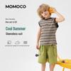 Летний модный комплект одежды для мальчиков MOMOCO