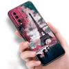 Силиконовый чехол для телефона Love Paris с Эйфелевой башней для Xiaomi Redmi Note 11 10 9 8 Pro 11T 10T 10S 9S 8T 9 9A 9C 9T, черный мягкий чехол