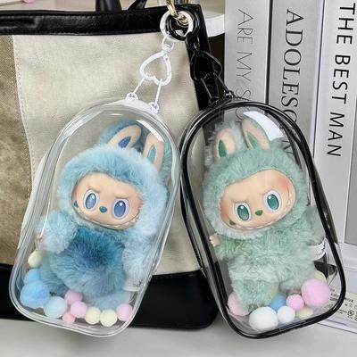 Прозрачный защитный чехол, сумка для хранения 15/17 см Ropa Labubu, аксессуары для кукольной одежды