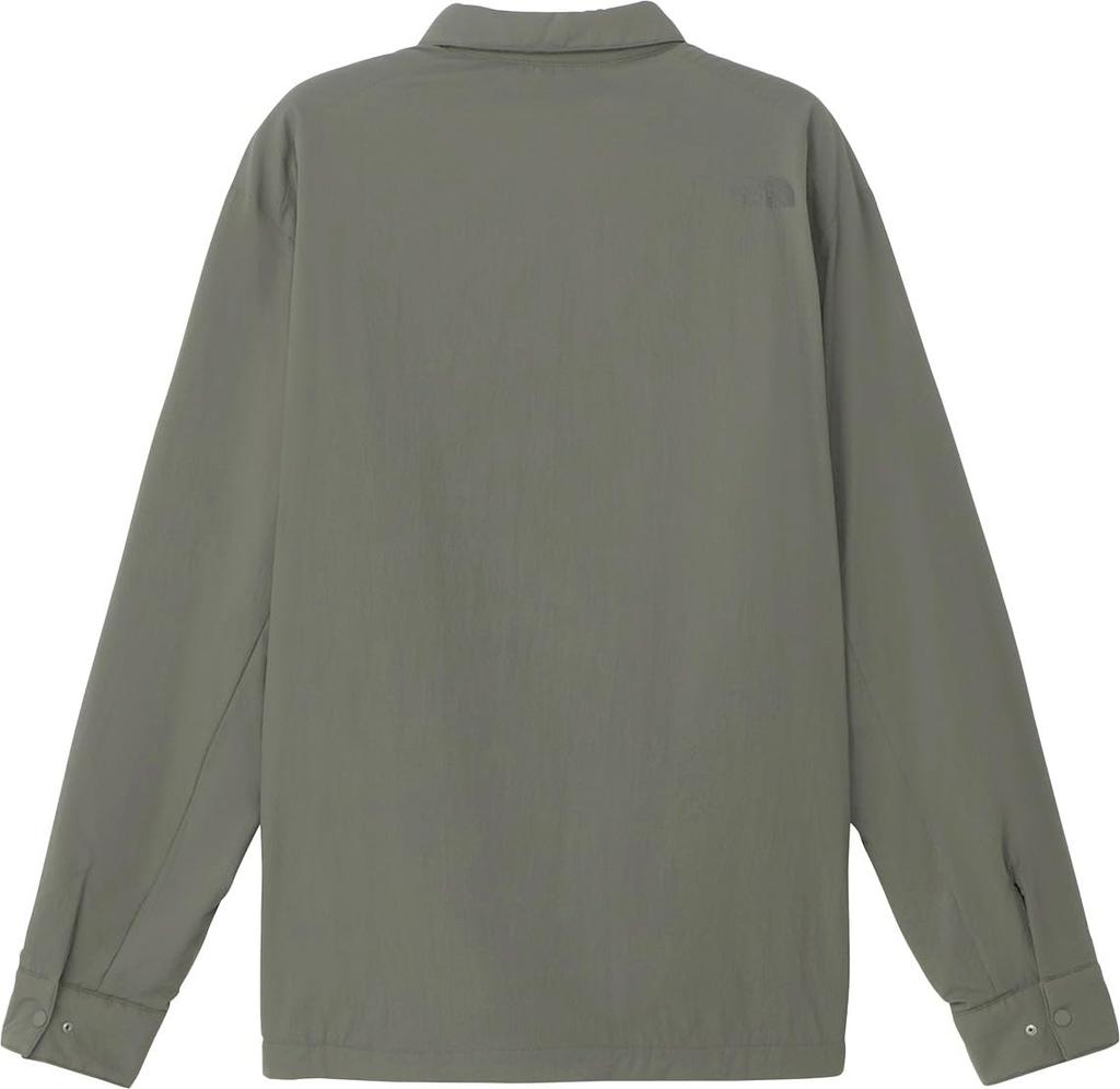 Рубашка с длинным рукавом North, рубашка October Mid, размер хаки, размер M [The Face]