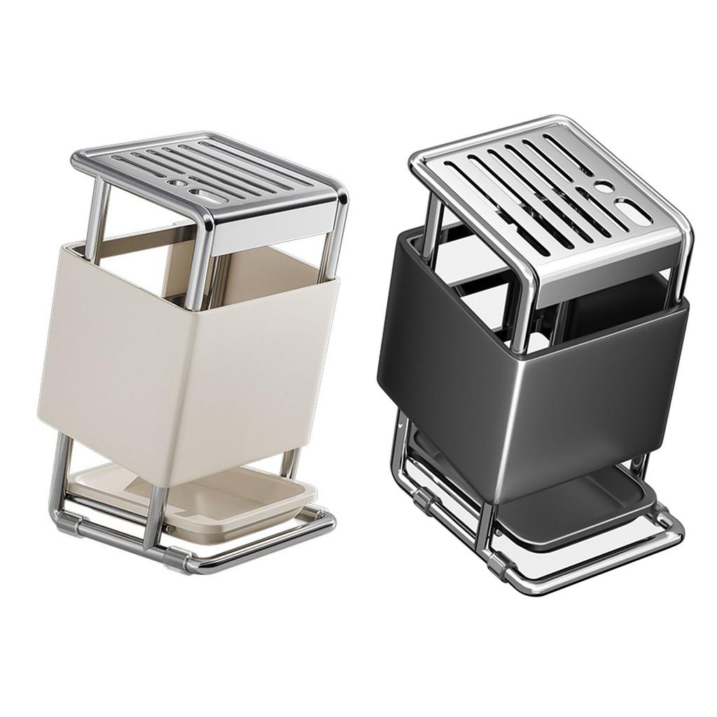 Подставка для кухонных ножей Встроенная наклонная вставка Стойка Экономия места Хранение Многофункциональная Кухня Организует для Посуды