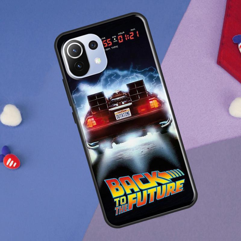 Чехол 'Назад в будущее' Машина времени для Xiaomi 14 Ultra 13 11T 12T 13T 14T Pro POCO X6 X7 Pro X3 X5 F3 F5 F6 M6 Pro