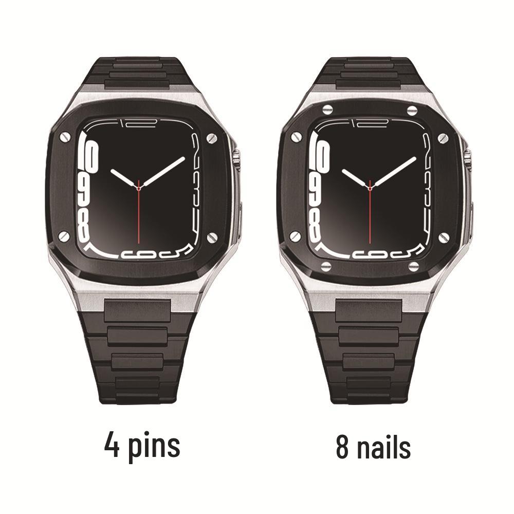 Совместимый набор модификаций Audemars Piguet для корпуса Apple Watch S9 с защитой для iWatch S7/8/9 41/44/45 мм