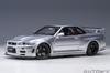 AUTOart 1/18 Nismo R34 GT-R Z-tune Silver Completed