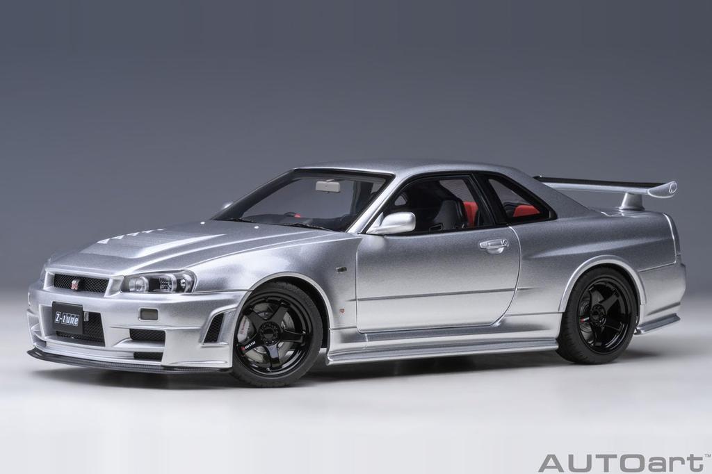 AUTOart 1/18 Nismo R34 GT-R Z-tune Silver Completed