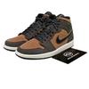 Air 1 Mid SE Dark Chocolate Mid-top Men's Retro Sneakers DC7294-200