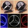 C200 E200  For Mercedes Benz Car Front Grill Logo Light mirror face LED Badge Emblem For Mercedes Benz W166 GLS350 AMG/GLS63 X20